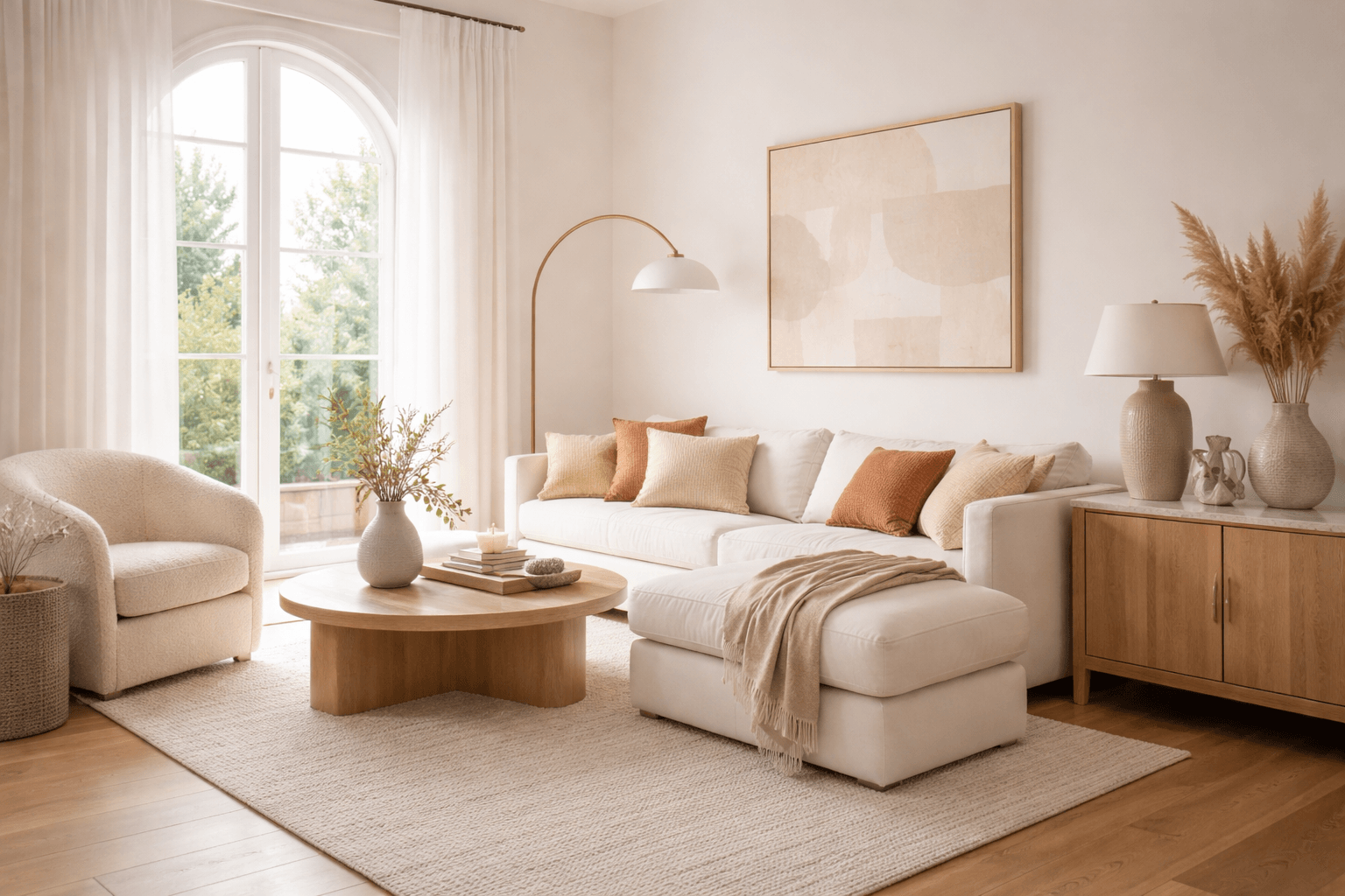 Staged interior showcasing F&D Staging portfolio work